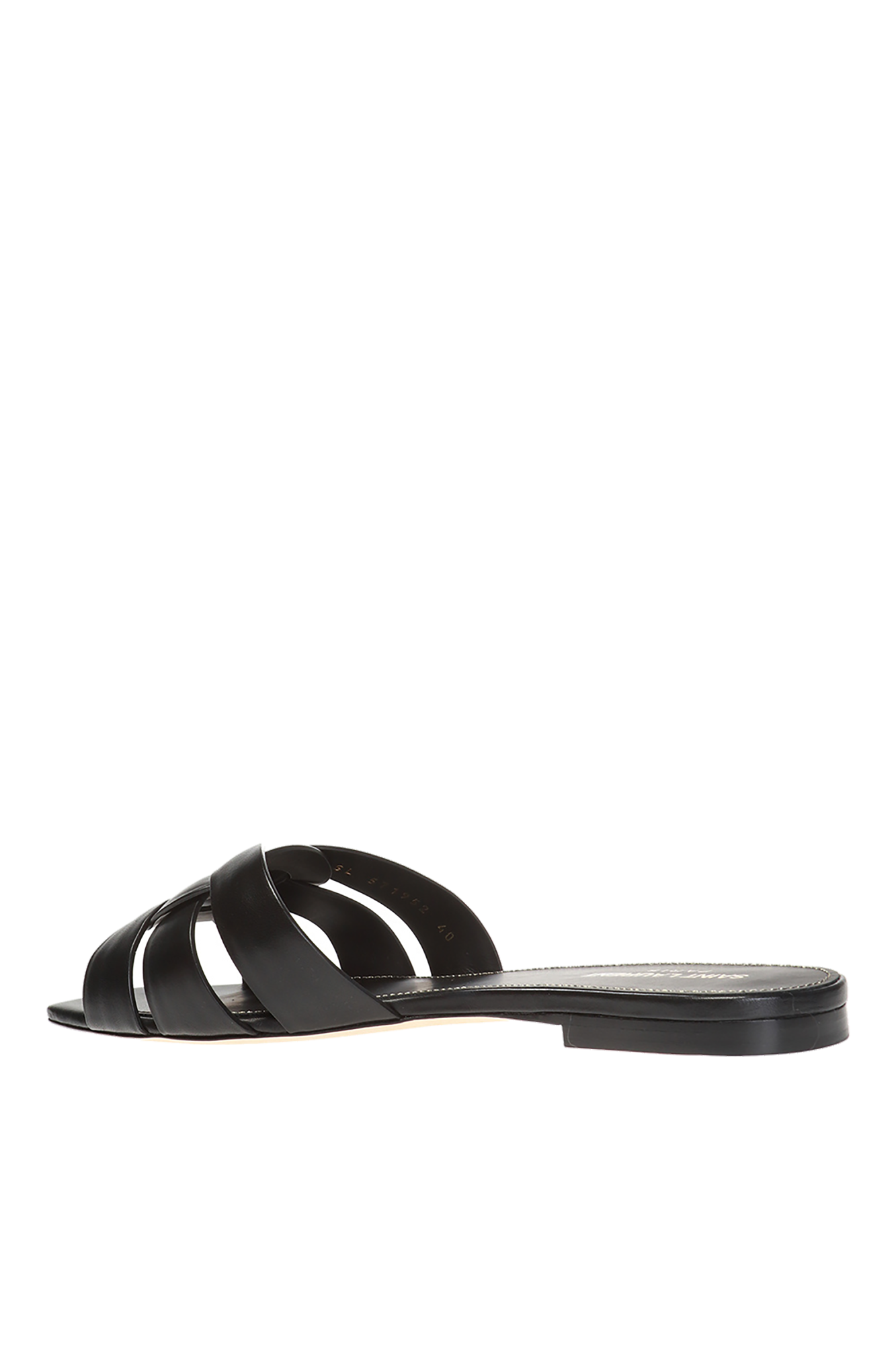 Saint Laurent 'Tribute' leather slides | Women's | Vitkac